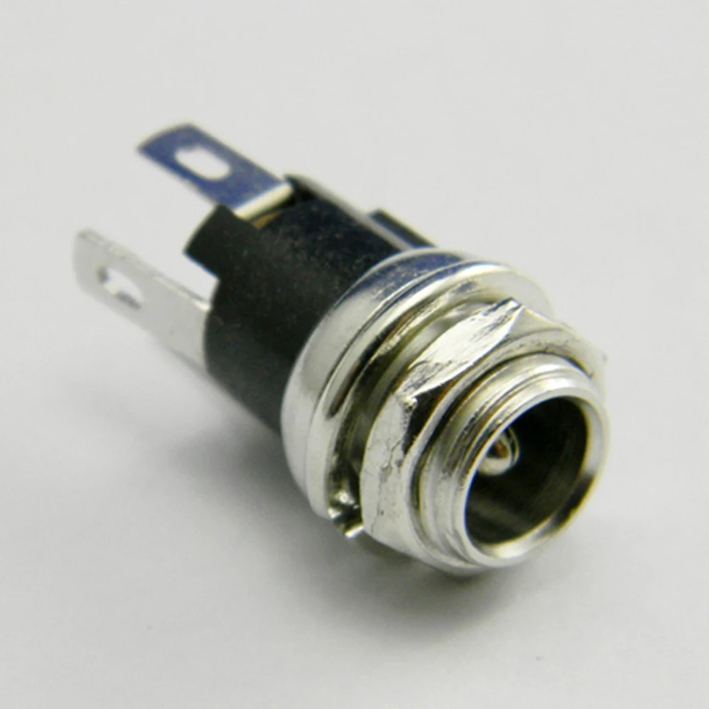 100Pcs 5.5mm X 2.1mm Panel Mount FemaleDC Connector 5.5mm X 2.1mm Panel Mount Female DC Power