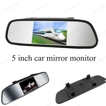 

5 inch TFT LCD display car rear view monitor parking rearview monitor screen for backup reverse camera free Shipping