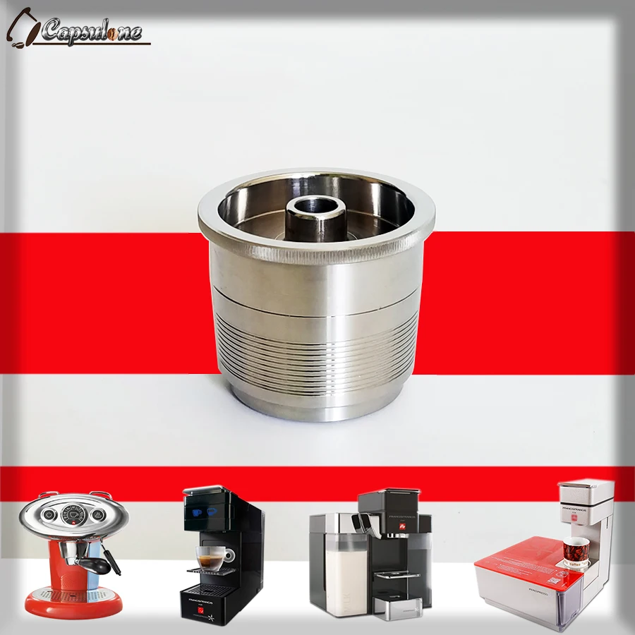 Capsulone/STAINLESS STEEL Metal capsule compatible illy coffee Machine Refillable Reusable capsule/gift compatible illy cafe