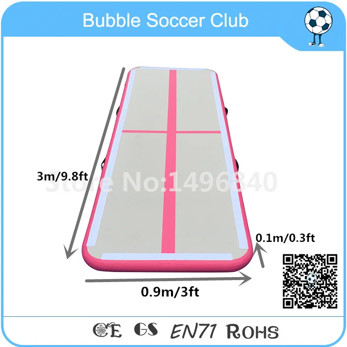 

Free Shipping 3x0.9m Pink Inflatable Airtrack,Inflatable Air Tumble Track,Inflatable Gym Mat