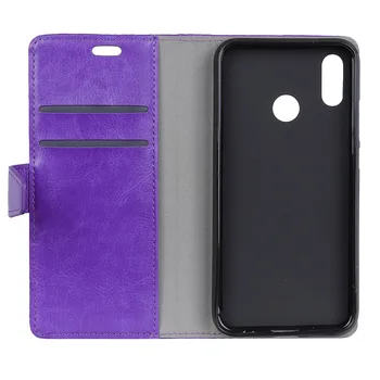 

100pcs/lot free shipping Crystal Grain Wallet leather case cover For Huawei P smart + PLUS Nova 3i Honor 8X