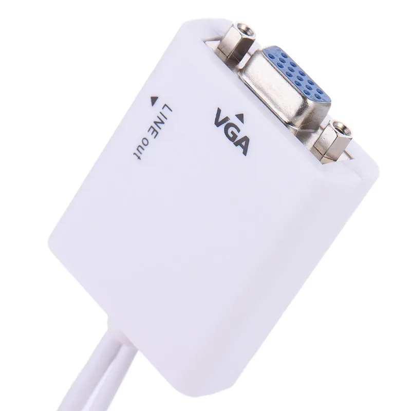 

Micro USB to VGA mini portable Video Adapter Cable Cord Line with Audio for Samsung Galaxy S3 S4 S5 Note 3