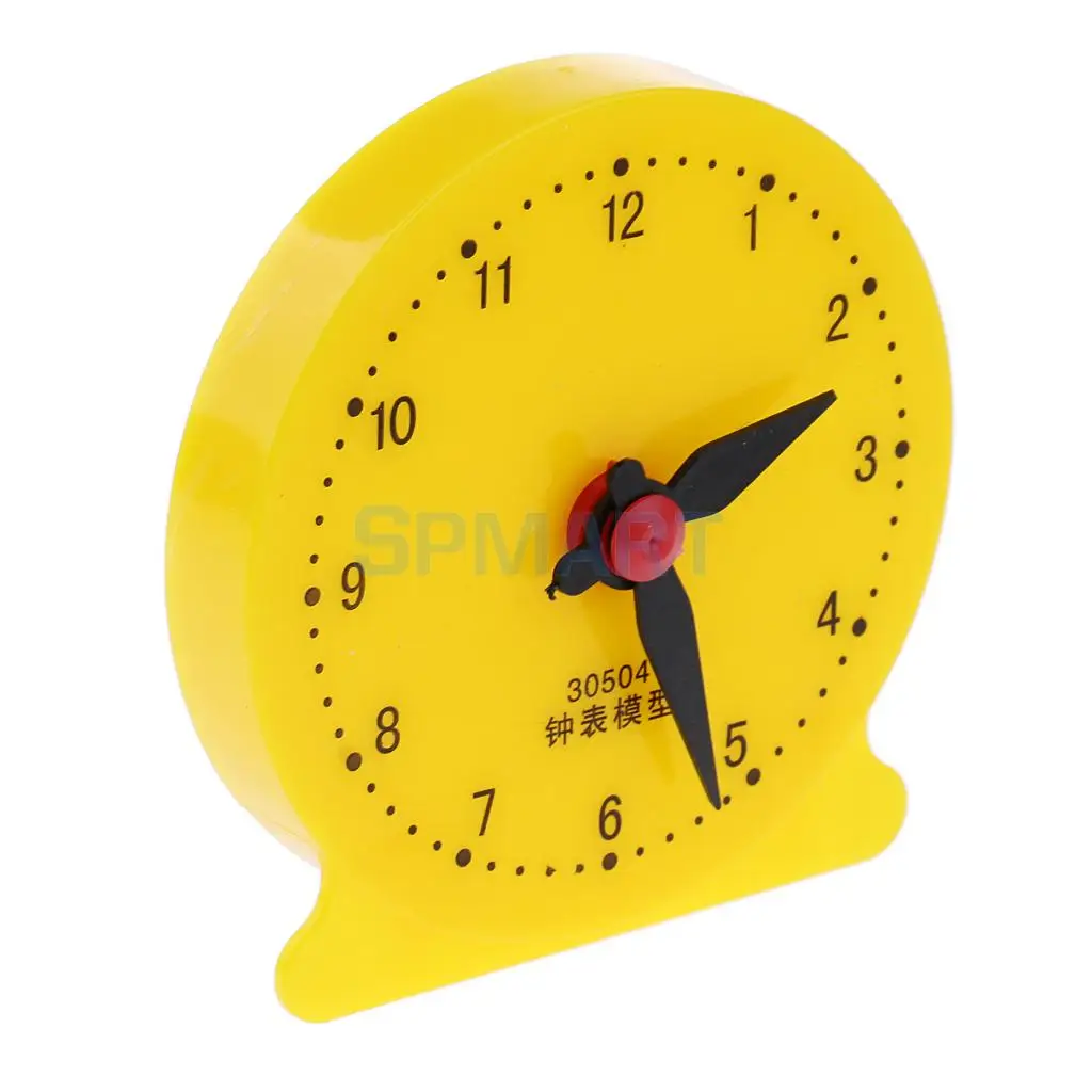 Students Math Clock Model Time Clock 2 Pin Linkage Primary School Mathematics Teaching Instrument Teaching Aids School Supplies