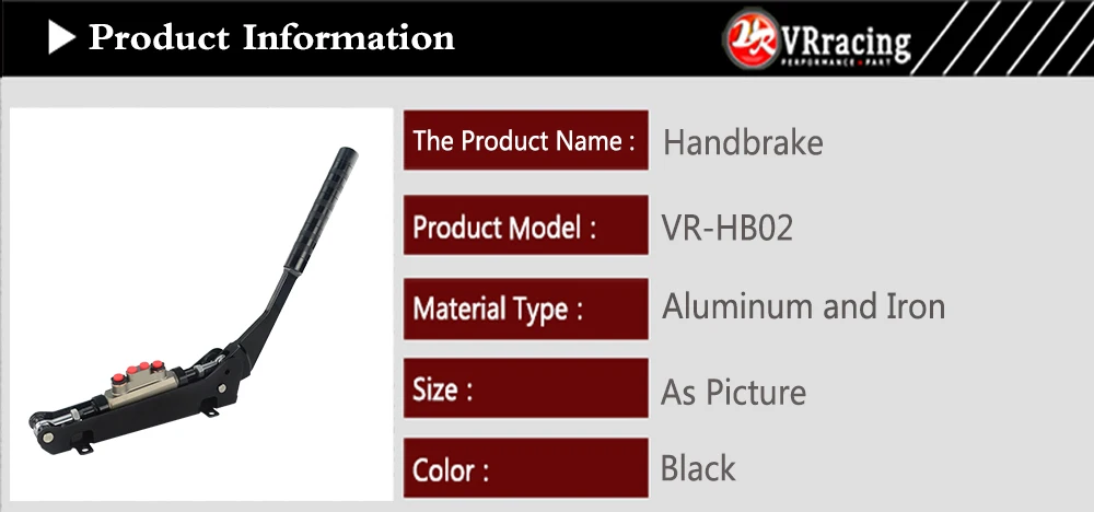 VR-гидравлический ручной тормоз из сплава ручной тормоз рычаг 4 линии Сплит диагональный VR-HB02