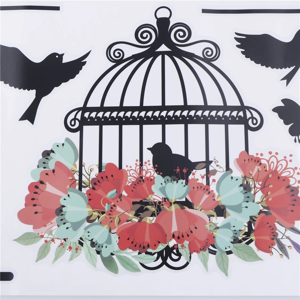 تحلق الطيور النباتات الملونة زهرة قفص العصافير الجدار ملصق لاصق ورق حائط لغرفة المعيشة غرفة نوم الحضانة نافذة ديكور Wall Stickers Aliexpress تحلق الطيور النباتات الملونة زهرة قفص العصافير الجدار ملصق لاصق ورق حائط لغرفة المعيشة غرفة نوم الحضانة نافذة ديكور Wall Stickers Aliexpress
