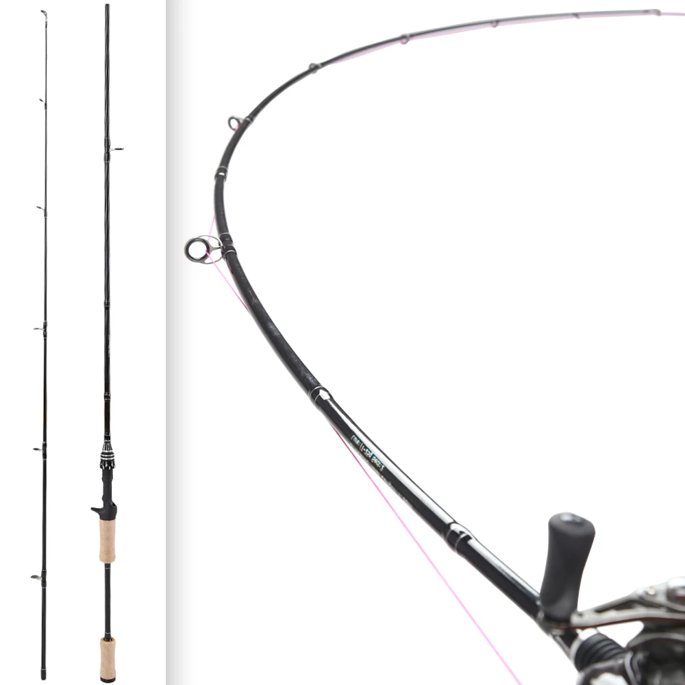 

2.1m Carbon bass Fishing Rod M Power wt:5-25g Casting Rod Carbon rod Fishing rod Fishing Tackle