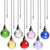 Colorful Crystal Ball Ceiling Window Hanging Suncatcher With Ball Chain Light Cord Fan Pull Handle Ball Pendant Wholesale ► Photo 1/6