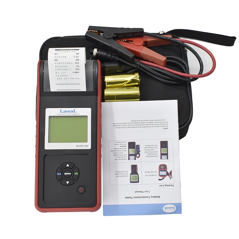 Lancol MICRO 568 12V Car Battery Load Tester Diagnosti With Printer