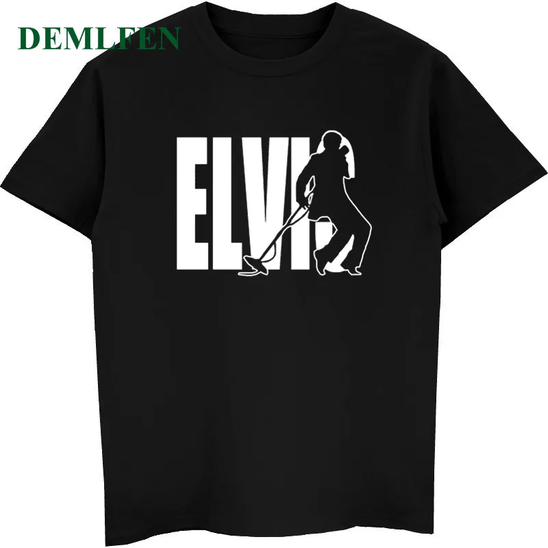 Футболка Elvis Pop мужская с коротким рукавом стильная тенниска из хлопка майка