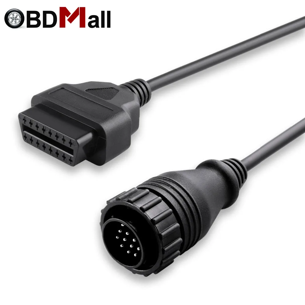 5 шт./лот Высокое качество для Mercedes 14pin к 16pin для BENZ 14 pin к obdii obd2 obd II 16-контактный адаптер для BENZ 14 контактный кабели