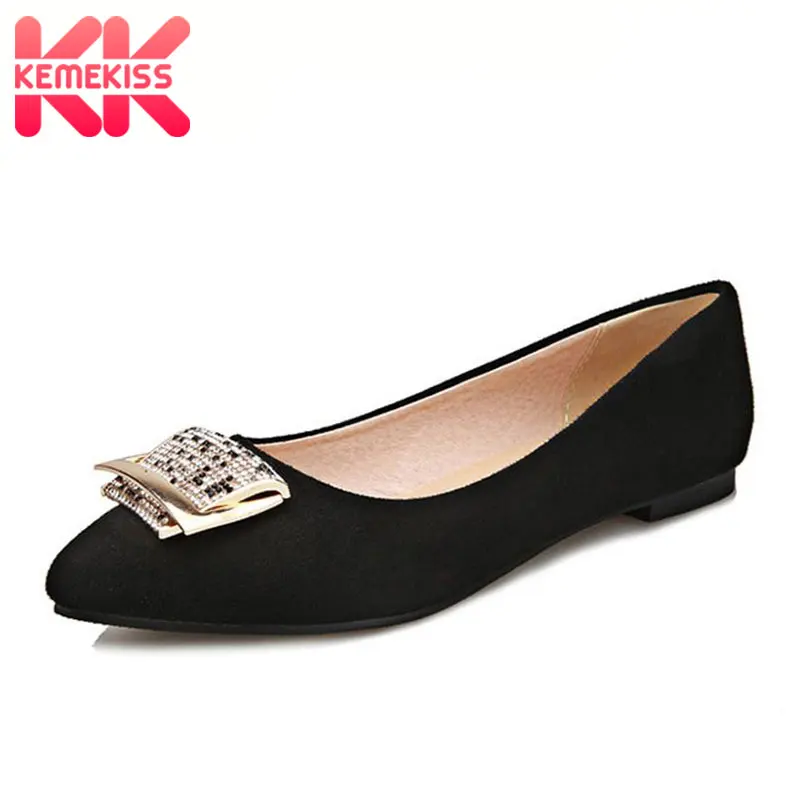 

KemeKiss big size 31-47 women flat shoes pointed toe lady sweet quality super soft female cozy flats footwear shoes P22987