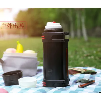 

Large Capacity Vacuum Flasks 3L Stainless Steel Thermoses Water Pot Coffee Kettle Insulated Kettle Outdoor Travel Cup Hiking