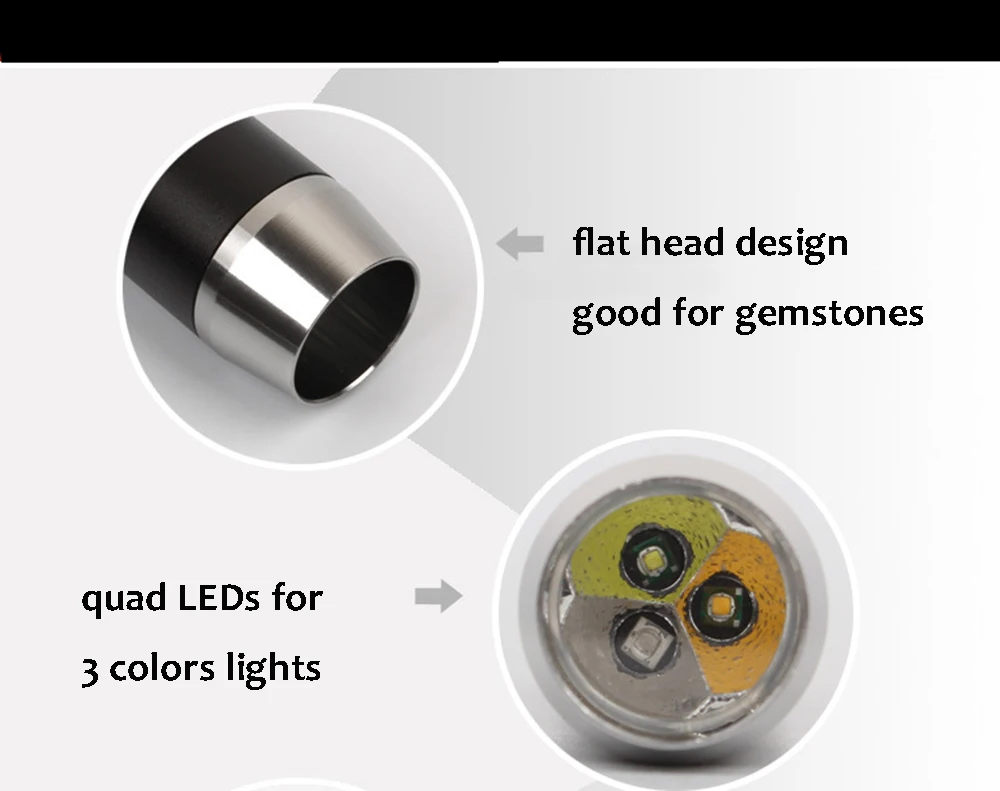 3 в 1 светодиодный светильник фонарь белый и желтый светильник для драгоценных камней, 365 нм черный светильник 3 светильник светодиодный светильник для домашних животных