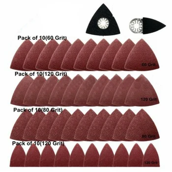 

Sanding Papers+Triangular Sanding Disc+Oscillating Tool Sandpapers Triangular Sanding Disc Kit For Multimaster Fein Pad