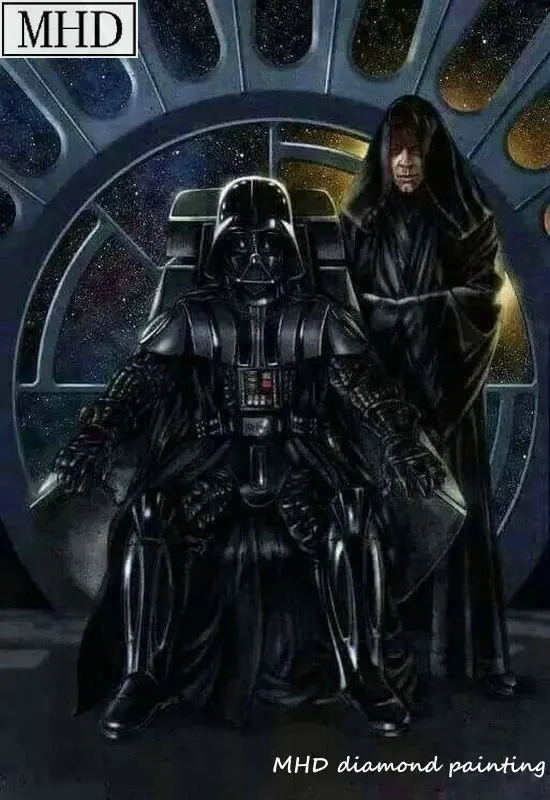 

New Arrival Diamond Painting Star Wars Pattern Mosaic Cross Stitch View 100% Resin Square Stick Drill Embroidery Kit