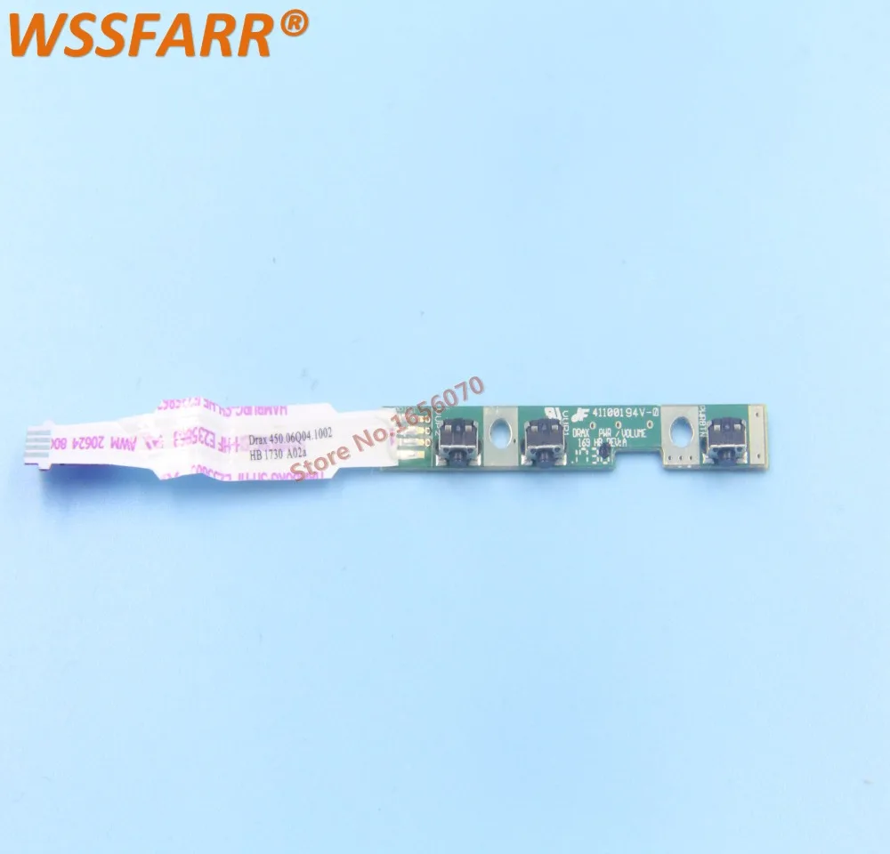 Original Fit For Dell Inspiron 11 3168 3169 Power Button Volume Board Cable 450.06Q04.0001 100% Test ok | Компьютеры и офис