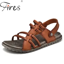 Мужские летние сандалии; Повседневная дышащая обувь на плоской подошве; мягкие Легкие уличные лоферы; мужские шлепанцы для отдыха; zapatos hombre