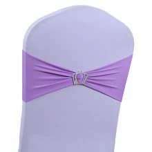 RUBIHOME(10 шт./лот), фиолетовая корона, пуговицы, пояс, лента, шелковая лента, шапочка для душа, для свадебной вечеринки, Рождественское украшение стула