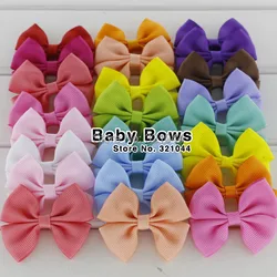 

100pcs/lot 2.2'' Grosgrain Hair Ribbon Bows Without Clip Baby Girls Hair Accessories Boutique bows For Kids Free Shipping