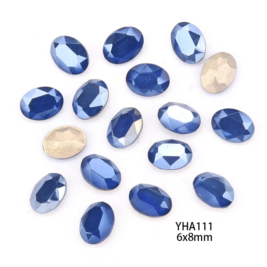 

10pcs New designs glass nail stone gems for nail art decorations 3d unas rhinestones jewelry nail accessories DIY tools YHA111