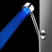 Becola LED ручной душ обесцвечивание холодной и горячей душ Съемная насадка для душа Бесплатная доставка