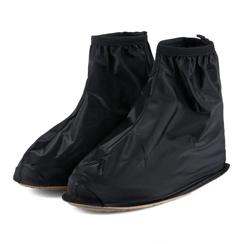

a pair of Waterproof Shoes Cover Rain Men Reusable Rain Boots Flat Rain Rain Gear