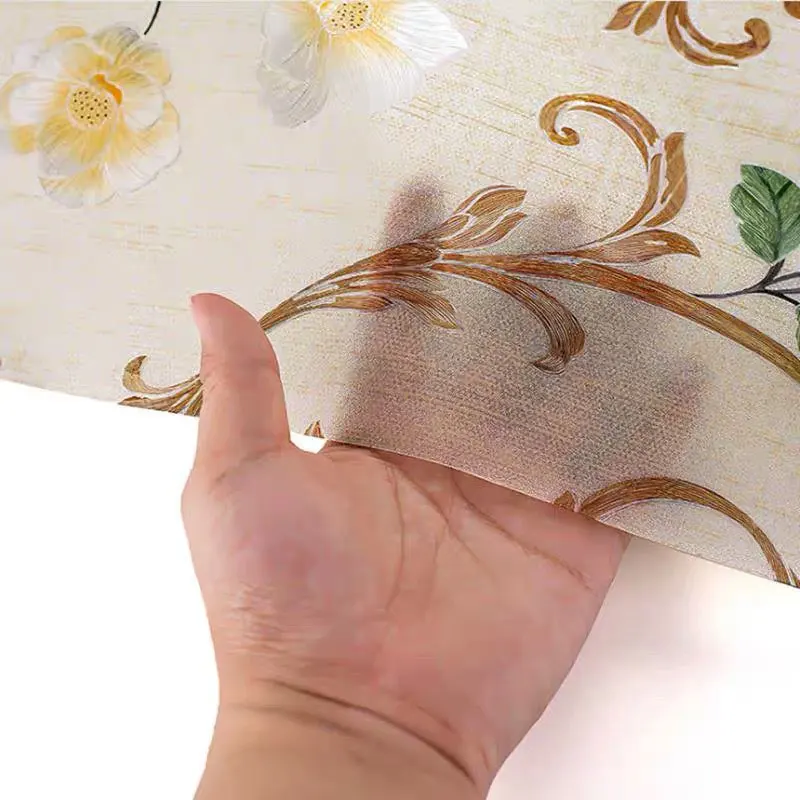 Colors peony 3D embossing Home Window Cover Film No-Glue Static stained Decorative Privacy Glass Sticker 40/45/50/60/75/80*200cm Colors peony 3D embossing Home Window Cover Film No-Glue Static stained Decorative Privacy Glass Sticker 40/45/50/60/75/80*200cm