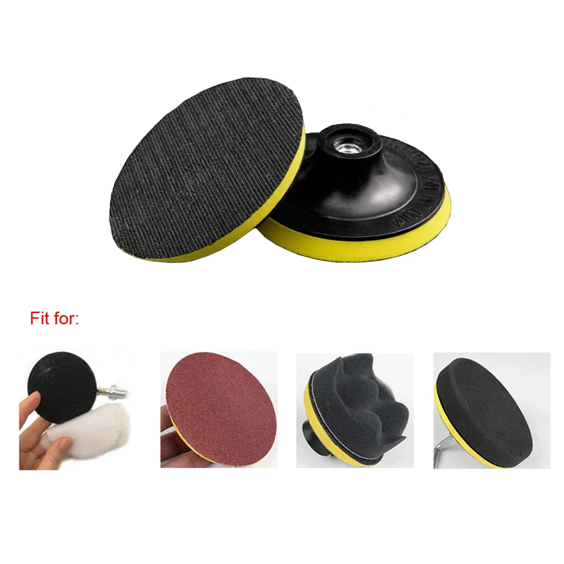 

1pc 3' 4' 5' 6' 7' inch Polish Disc Self-adhesive Polishing Pad Backing Pad Car Polisher Drill Rod M10 M14
