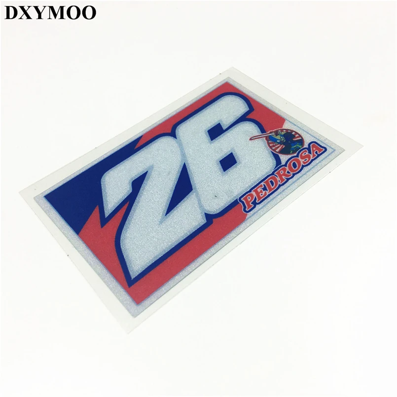 

Reflective Fashion Car Stickers MotoGP Racing Motorcycle Vinyl Decals for PEDROSA DANI 26
