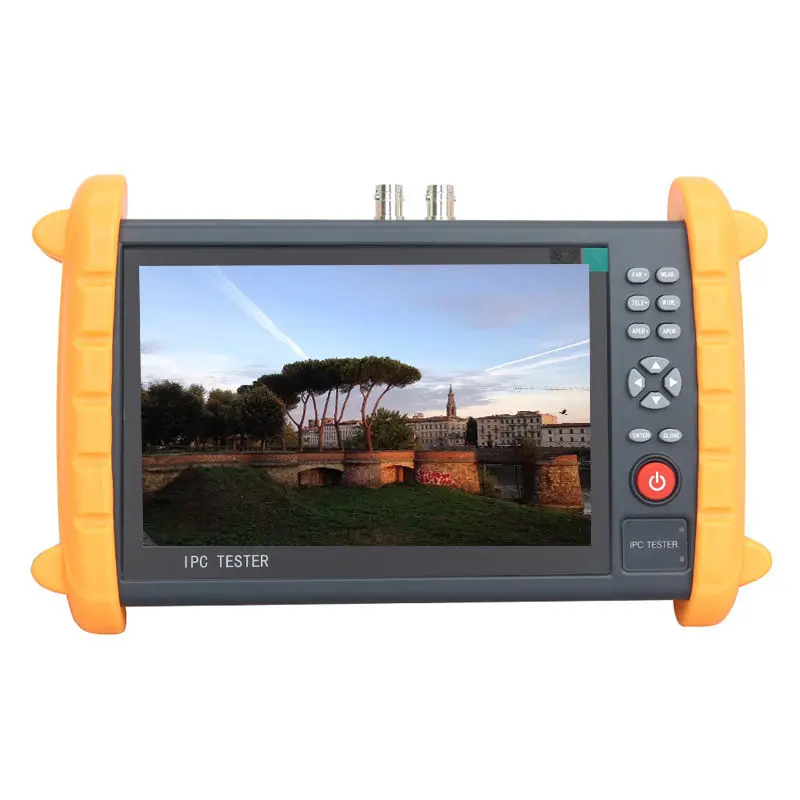 

Free shipping!7" IP HD-CVI Analog CCTV Camera Test Tester Monitor POE 12V Output Night Led