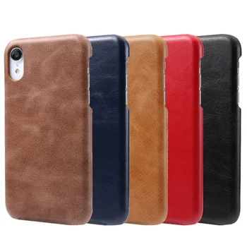 

HYYGEDeal Luxury Retro Matte Cowhide Leather Phone cases for Apple iphone 6 6s Plus 7 plus 8 plus X XS max XR cover