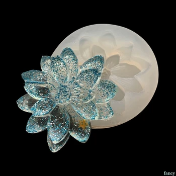 

DIY Silicone 3D Flower Moulds Mold Epoxy Resin Jewelry Pendant Making Tool Crafts New