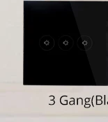 Wi-Fi Смарт настенный выключатель ЕС разъем 3 Gang Touch Управление мобильного телефона удаленного Управление может работать с Amazon Alexa Google дома