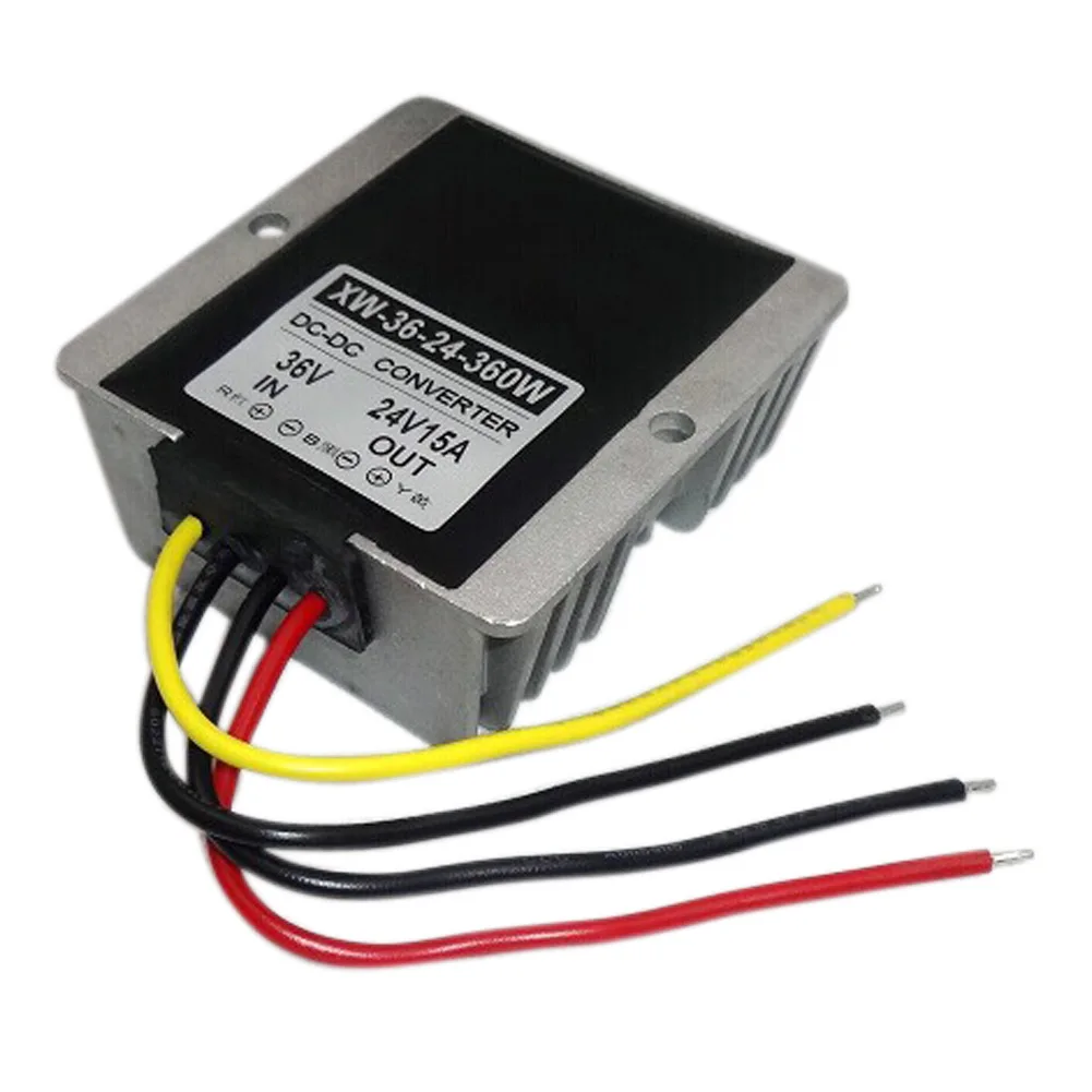 

New Arrival DC Step Down Power Adapter 36V(30-60V) To 24V 15A 360W Waterproof Module Regulator Car Supply Converter