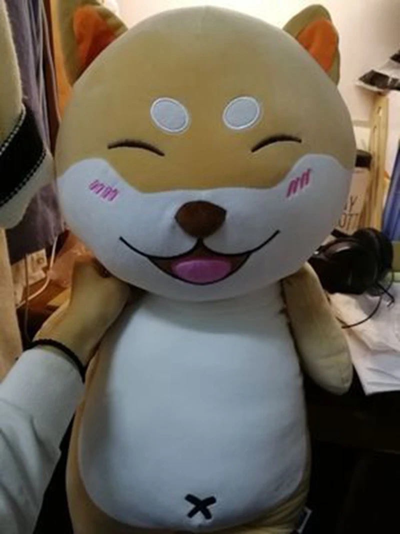 pop soft cartoon husky plush toy stuffed anime Shiba Inu  Bulldog Pugs Dachshund doll animals pillow gift for kids 31inch 80cm DY61956(24)