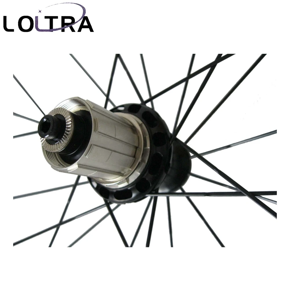 Clearance Ceramic Bearing Powerway R36 Hub carbon 24mm 38mm 50mm 60mm 88mm Clincher Tubular carbon road Bicycle wheelset 5