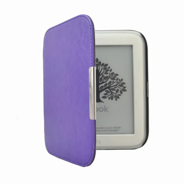 Closure PU Leather Slim Smart Cover Case For Barnes Noble Nook 4