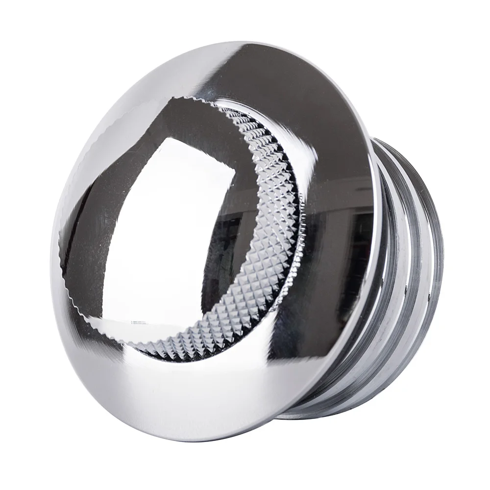 

Motorcycle Moto Aluminum Flush Pop-up Screw-In Fuel Tank Gas Cap Cover For Harley 1982-2010