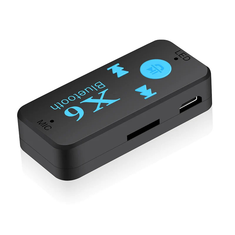 Kebidu X6 Bluetooth 5 0 Аудио приемник адаптер USB беспроводной 3 мм разъем автомобильный