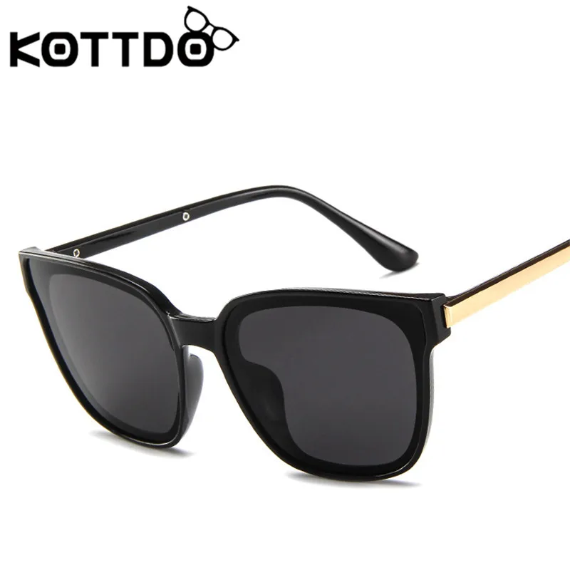 

KOTTDO 2019 Square Sunglasses Men and Women Personality Sunglasses Transparent Glasses Fashion Sunglasses