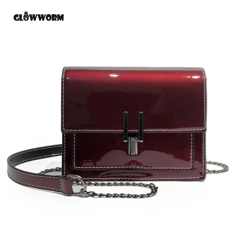 

luxury designer Red Patent Leather Tote Bag Handbags Women Famous Brand Lady's Lacquered Handbag bags for Women Shoulder Bag Sac