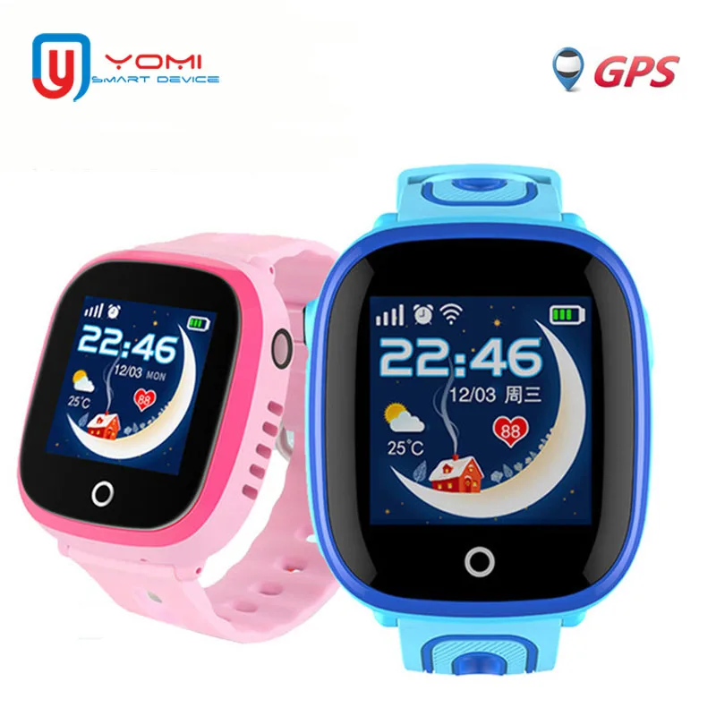 2018 Waterproof SIM Card Smart Watch Android IOS 1.3'' Color Screen GPS LBS Position SOS Call Remote Camera Smart Watch for Kids