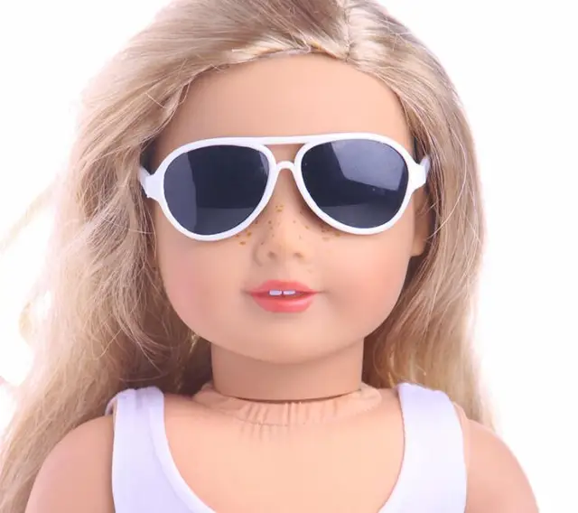 Fit 43cm Baby Doll Fashion Round Glasses Sunglasses Suitable For 18