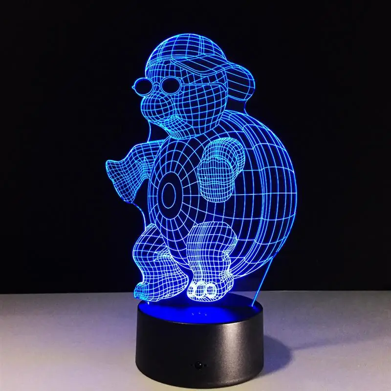3D лампа видимого света эффект сенсорный выключатель и удаленного Управление