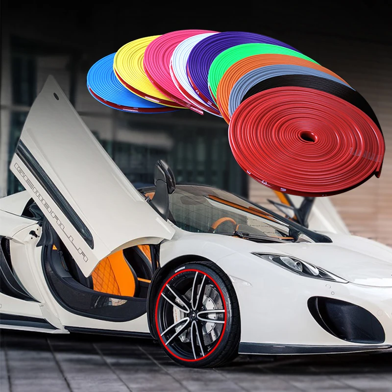 

Automobile wheel hub decorative strip ring tyre protection ring wheel hub decoration anticollision ring wheel hub ring