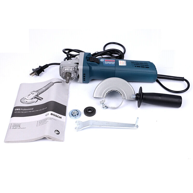 SALE BOSCH GWS750100 Angle Grinder 220V Cutting Polishing Machine Hand Wheel Electric Concrete