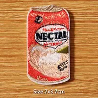 Buy Embroidered Patches For Clothing Cartoon Bottle Patch Iron on Patches Clothes Patches Online - Image 3
