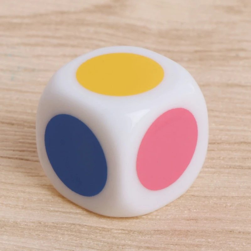 10 шт. 15 мм разноцветный акриловый куб бусины в виде игральных костей шесть сторон портативные настольные игры игрушки