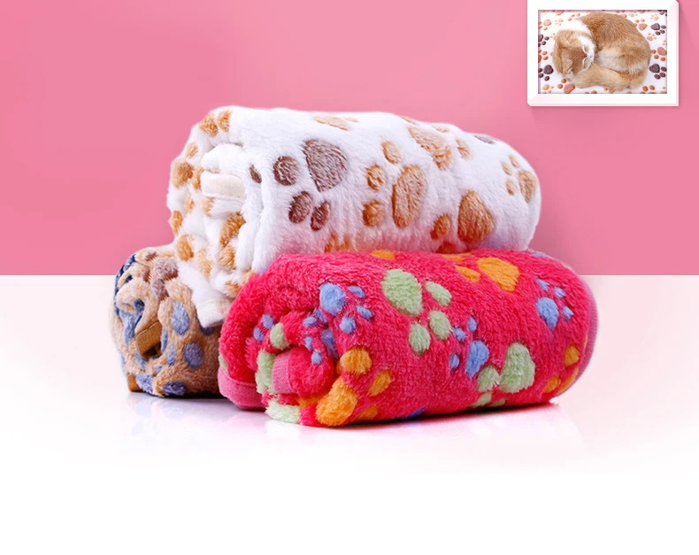 Pet Coral Fleece Bed Blanket Breathable Soft Sleeping Mat For Medium Small Cats Dogs Autumn Winter Warm Dog Cushion Sleeping Bed (1)