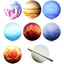 Полный набор планетарный светодиодный надувной шар, земля, Луна, Марс, Сатурн, Юпитер, Венера, уран, Нептун, Плутон